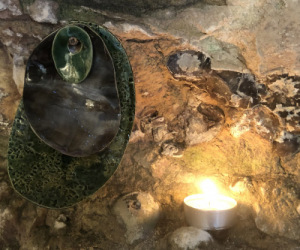 Les céramiques de Anne Deberly exposées dans la cave de Marleine