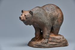 ©Sculpture de Nadine Janin "ours grizzeli"