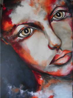 Sophie Pandora Aymon ©peinture  sur toile