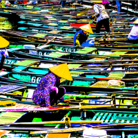 ©Photo de Pierre Vesse "Débarcadère de Tam Coc.1"