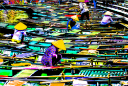 ©Photo de Pierre Vesse "Débarcadère de Tam Coc.1"