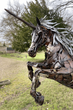 ©Licorne - sculpture métal de Jérôme Garreau et François Sueur