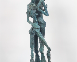 Michel Audiard - ©Couple en bronze