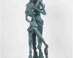 Michel Audiard - ©Couple en bronze