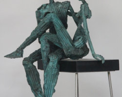 Michel Audiard - ©couple en bronze