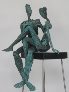 Michel Audiard - ©couple en bronze