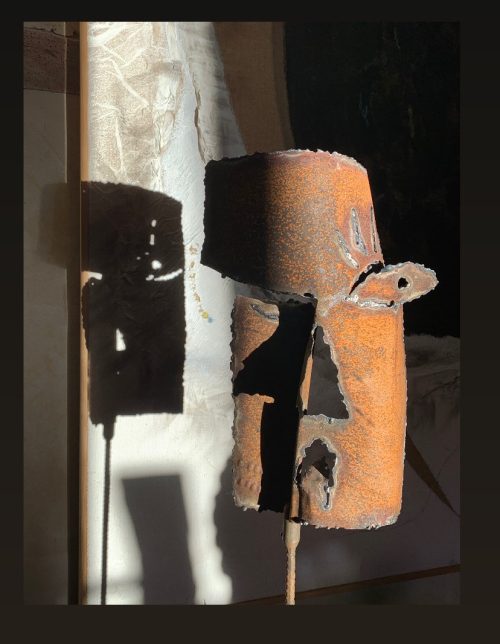 Cédo M Masque brutaliste expo Molineuf 2025